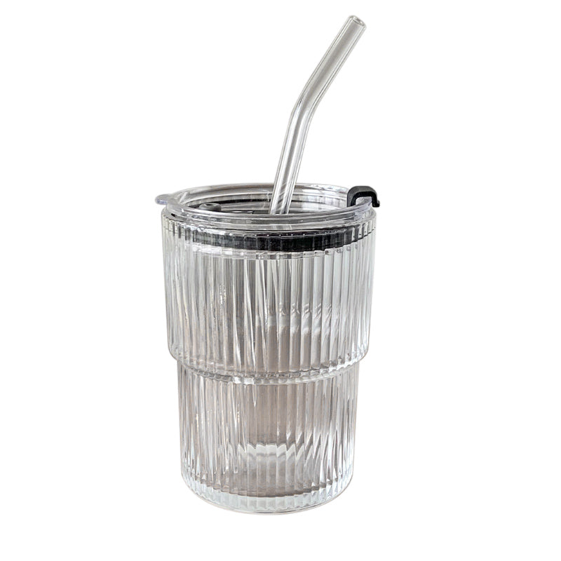 Kaffemugg med sugrör